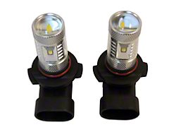 LED Fog Light Bulbs; H10 (07-09 Jeep Wrangler JK w/ OEM Plastic Bumper)