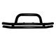 Front Double Tube Bumper; Black (07-18 Jeep Wrangler JK)