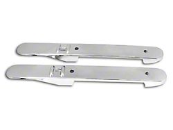 Front Interior Door Accent Set; Chrome (07-10 Jeep Wrangler JK w/ Power Windows)