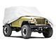 Full Car Cover; Gray (76-06 Jeep CJ7, Wrangler YJ & TJ, Excluding Unlimited)