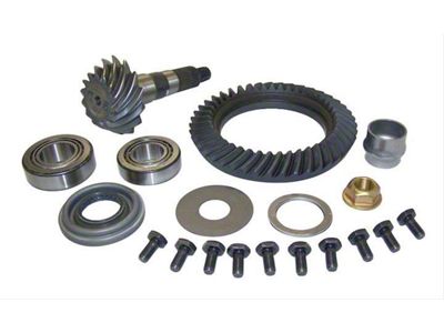 Dana 30 Front Axle Ring and Pinion Gear Kit; 3.07 Gear Ratio (97-00 Jeep Wrangler TJ)