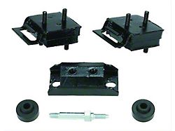 Engine and Transmission Mount Kit; with AMC V8 Engines (76-81 5.0L Jeep CJ7; 73-81 5.0L CJ5)