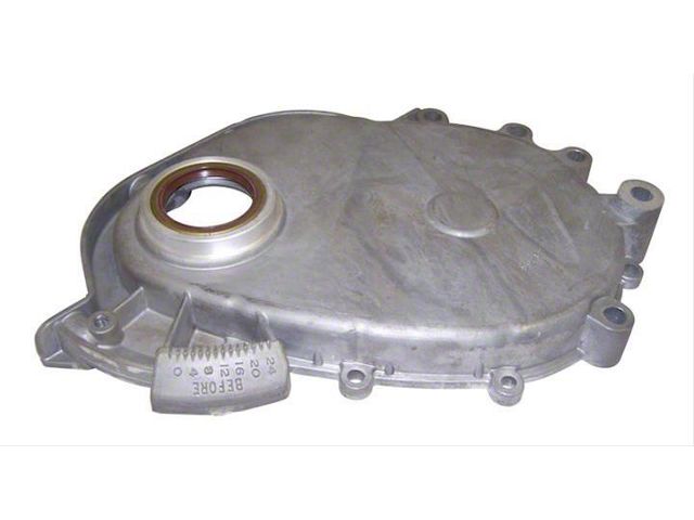 Engine Timing Cover; Unpainted; Metal and Rubber (93-02 2.5L, 4.0L Jeep Wrangler)