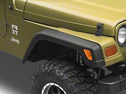 OE Style Fender Flares; Textured Black (97-06 Jeep Wrangler TJ, Excluding Rubicon & Sahara)