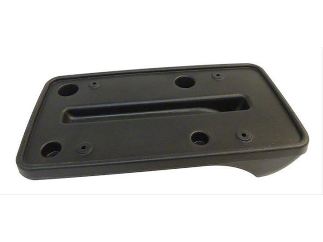 License Plate Bracket; Black; Front or Rear (97-06 Jeep Wrangler)