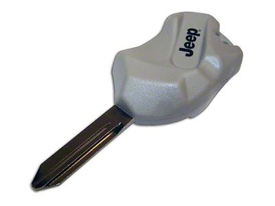 Non-Transponder The Rock Key; Gray (94-06 Jeep Wrangler YJ & TJ)