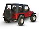 OEM Replacement Soft Top with Clear Windows and Door Skins; Black Diamond (97-06 Jeep Wrangler TJ w/ Soft Upper Doors)