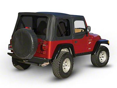 Sailcloth Replacement Top; Black Diamond (97-06 Jeep Wrangler TJ, Excluding Unlimited)