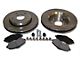 Service Disc Brake Rotor and Pad Kit; Front (07-18 Jeep Wrangler JK)