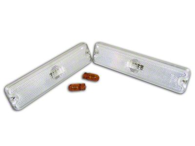 Side Marker Light Kit; Clear (87-95 Jeep Wrangler YJ)