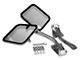 Side Mirrors; Stainless Steel (76-95 Jeep CJ5, CJ7 & Wrangler YJ)