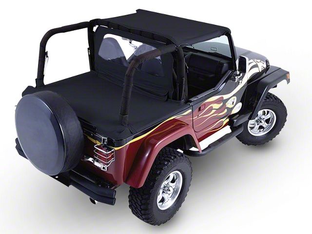 Tonneau Cover; Black Diamond (97-06 Jeep Wrangler TJ, Excluding Unlimited)