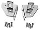 Windshield Light Mounting Brackets; Stainless Steel (76-95 Jeep CJ5, CJ7 & Wrangler YJ)