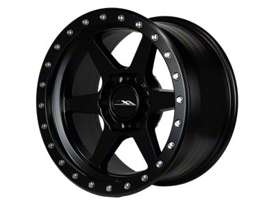 CXA Off Road Wheels CX2 SENTRY 6 Full Matte Black 6-Lug Wheel; 17x9; 0mm Offset (05-15 Tacoma)