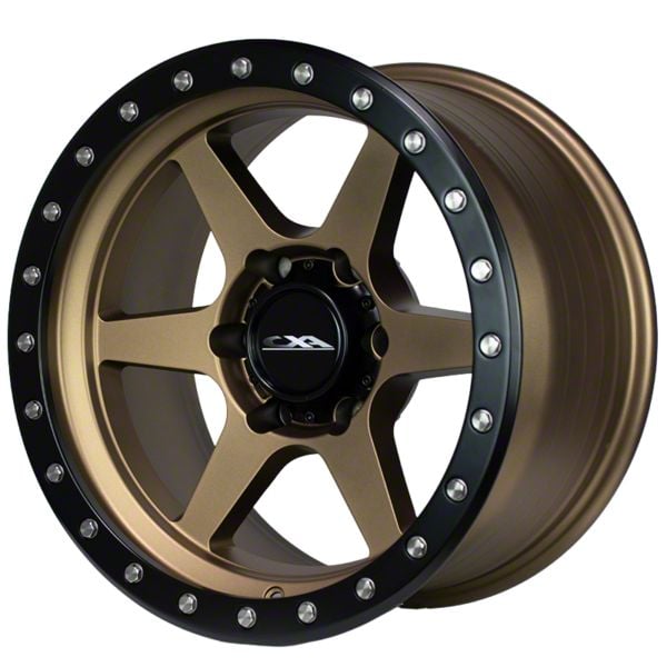 CXA Off Road Wheels Tacoma TR2 SENTRY 6 Texture Bronze with Black Ring ...