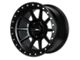 CXA Off Road Wheels TR4 SPRINT Full Matte Black 6-Lug Wheel; 17x9; -18mm Offset (05-15 Tacoma)