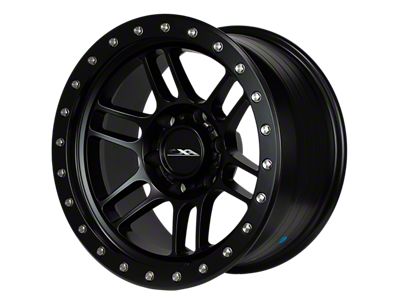 CXA Off Road Wheels TR5 VORTEX Full Matte Black 6-Lug Wheel; 17x9; -18mm Offset (05-15 Tacoma)