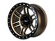 CXA Off Road Wheels TR5 VORTEX Texture Bronze with Black Ring 6-Lug Wheel; 17x9; -18mm Offset (05-15 Tacoma)