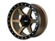 CXA Off Road Wheels TR2 SENTRY 6 Texture Bronze with Black Ring 6-Lug Wheel; 17x9; -18mm Offset (10-24 4Runner)