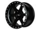 CXA Off Road Wheels CX2 SENTRY 6 Full Matte Black 6-Lug Wheel; 17x9; 0mm Offset (2024 Tacoma)