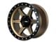 CXA Off Road Wheels TR2 SENTRY 6 Texture Bronze with Black Ring 6-Lug Wheel; 17x9; -18mm Offset (03-09 4Runner)