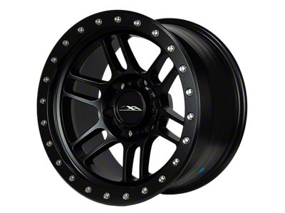 CXA Off Road Wheels TR5 VORTEX Full Matte Black 6-Lug Wheel; 17x9; -18mm Offset (03-09 4Runner)