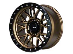 CXA Off Road Wheels CX1 MESH Texture Bronze with Black Ring 6-Lug Wheel; 17x9; 0mm Offset (21-24 Bronco, Excluding Raptor)