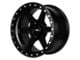 CXA Off Road Wheels CX2 SENTRY 6 Full Matte Black 6-Lug Wheel; 17x9; 0mm Offset (21-24 Bronco, Excluding Raptor)
