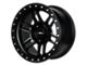 CXA Off Road Wheels CX5 VORTEX Full Matte Black 6-Lug Wheel; 17x9; 0mm Offset (21-24 Bronco, Excluding Raptor)