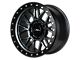 CXA Off Road Wheels TR1 MESH Anthracite with Black Ring 6-Lug Wheel; 17x9; -18mm Offset (21-24 Bronco, Excluding Raptor)