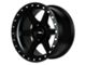 CXA Off Road Wheels TR2 SENTRY 6 Full Matte Black 6-Lug Wheel; 17x9; -18mm Offset (21-24 Bronco, Excluding Raptor)