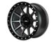 CXA Off Road Wheels TR4 SPRINT Anthracite with Black Ring 6-Lug Wheel; 17x9; -18mm Offset (21-24 Bronco, Excluding Raptor)