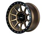 CXA Off Road Wheels TR4 SPRINT Texture Bronze with Black Ring 6-Lug Wheel; 17x9; -18mm Offset (22-25 Bronco Raptor)