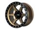 CXA Off Road Wheels TR2 SENTRY 6 Texture Bronze with Black Ring 6-Lug Wheel; 17x9; -18mm Offset (16-23 Tacoma)