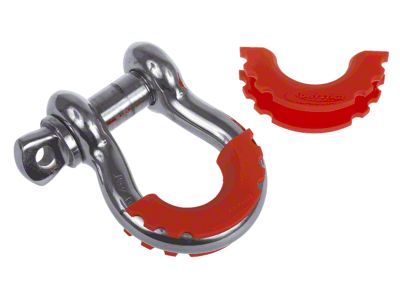 Daystar D-Ring Shackle Isolators; Orange