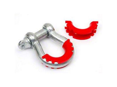 Daystar D-Ring Shackle Isolators; Red