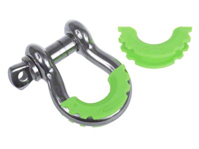 Daystar D-Ring Shackle Isolators; Fluorescent Green