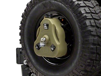 Daystar Cam Can Complete Kit; Green; Petroleum (97-18 Jeep Wrangler TJ & JK)