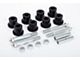 Daystar Leaf Spring Bushing; Greasable Bolt and Bushing Kit; Spring Main Eyes Only; Black; Rear (76-86 Jeep CJ5 & CJ7)