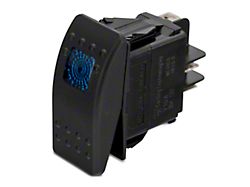 Daystar Rocker Switch; Blue Light