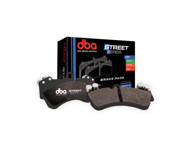 DBA Street Series Ceramic Brake Pads; Front Pair (12-21 Jeep Grand Cherokee WK2 SRT, SRT8)