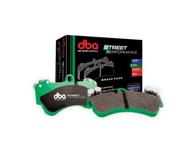 DBA Street Performance Semi-Metallic Carbon Fiber Brake Pads; Rear Pair (11-21 Jeep Grand Cherokee WK2 SRT, SRT8)