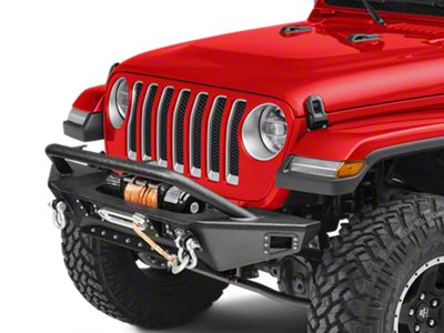 Deegan 38 Front Bumper with KC HiLiTES LED Fog Lights (20-24 Jeep Gladiator JT)