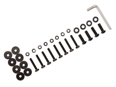 Deegan 38 Replacement Rock Slider Hardware Kit for J130806-JL Only (18-24 Jeep Wrangler JL 2-Door)