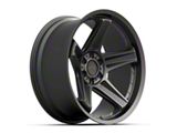 Defiant Wheels DF07 Satin Black 6-Lug Wheel; 22x10; -12mm Offset (04-15 Titan)