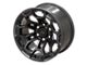 Defiant Wheels DF03 Satin Black and Dark Satin Charcoal 6-Lug Wheel; 18x9; -12mm Offset (03-09 4Runner)