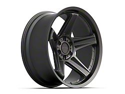 Defiant Wheels DF07 Satin Black 6-Lug Wheel; 22x10; -12mm Offset (17-24 Titan)