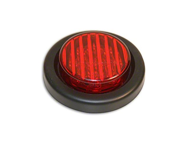 Delta Lights 2.75-Inch Round Clearance Light; Red (Universal; Some Adaptation May Be Required)