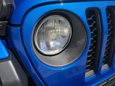 Delta Lights 7-Inch DOT LED Headlights; Chrome Housing; Clear Lens (18-25 Jeep Wrangler JL)