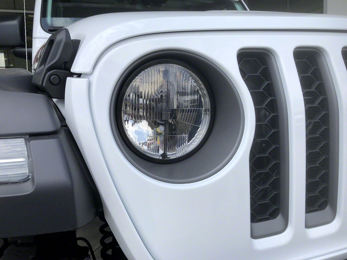 Delta Lights Jeep Wrangler 7-Inch Quad-Bar LED Headlights; Chrome ...